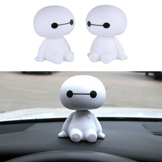 1 ชิ้น การ์ตูน Baymax หุ่นยนต์เขย่าหัว ฟิกเกอร์ เครื่องประดับรถยนต์ ตกแต่งภายในรถยนต์ ขนาดใหญ่ ฮีโร่ ของเล่น เครื่องประดับ