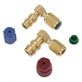 ⚡NEW 9⚡Quick Coupler Valve Shortcut. Copper And Plastic High/Low R-12 To R-134A