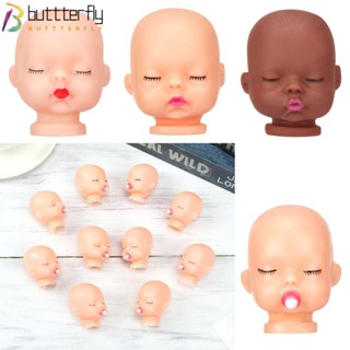 Buttterfly อะไหล่หัวตุ๊กตา ขนาดเล็ก แฮนด์เมด DIY สีแดง สีชมพู 10 ชิ้น