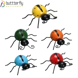 Buttterfly รูปปั้นเต่าทองโลหะน่ารัก สําหรับตกแต่งผนัง สวน รั้ว