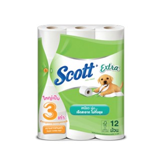 กระดาษชำระSCOTT EXTRA/12 สก๊อตต์ SUPER JUMBO/12