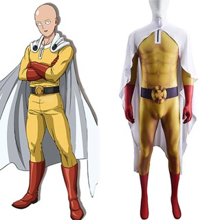 Anime One Punch Superman Qiyu hero One-piece tights One-Punch ManCosplay clothes REVU