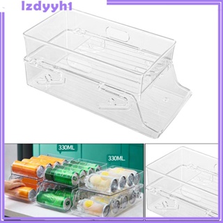 [JoyDIY] เครื่องจ่ายอาหาร แบบ 2 ชั้น วางซ้อนกันได้ สําหรับตู้เย็น