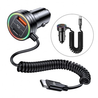 ⚡NEW 8⚡USB C 60W Super Fast Car Charger PD&amp; QC3.0 with 30W For Type C 30W Black