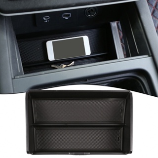 ⚡NEW 9⚡For Land Rover Defender 2020-2024 Black ABS Console Lower Storage Box Cover Trim