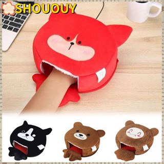 Shououy แผ่นรองเมาส์ทําความร้อน ป้องกันข้อมือ USB สําหรับบ้าน ฤดูหนาว