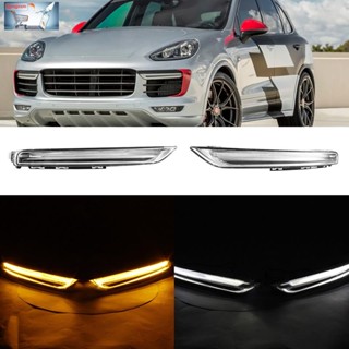 อะไหล่ไฟตัดหมอก LED แบบเปลี่ยน สําหรับ Porsche Cayenne 958 2015-2018 95863118230 7p5941182J ขวา