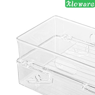 [Kloware] ที่เก็บเครื่องดื่ม แบบม้วนอัตโนมัติ พับได้ 2 ชั้น สําหรับตู้เย็น ห้องครัว