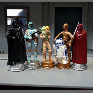 ของเล่นโมเดลฟิกเกอร์ Star Wars Chess Piece Darth Vader Pilot ราคา 5 ชิ้น