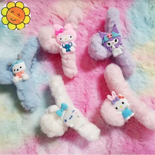 SANRIO Yescont กิ๊บติดผม รูปตุ๊กตาปลาฉลาม Cinnamoroll Kawaii สีแคนดี้ สไตล์เกาหลี ญี่ปุ่น สําหรับผู้หญิง