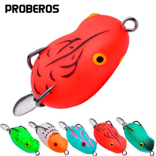 Proberos เหยื่อตกปลาซิลิโคน รูปกบ แบบนิ่ม หมุนได้ 4.5 ซม.-7 กรัม 1 ชิ้น