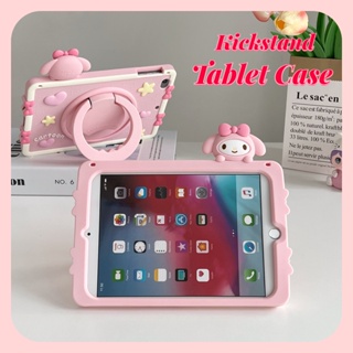 360°เคสแท็บเล็ต ซิลิโคน ลายการ์ตูน 3D พร้อมขาตั้ง หมุนได้ สําหรับ iPad 10 iPad 9.7 iPad Air 5 4 3 iPad Mini 6 5 4 3 2