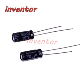 ตัวเก็บประจุอิเล็กโทรไลต์ อลูมิเนียม 1uf 50V 50v1uf 5 * 11 YXJ ความถี่สูง อายุการใช้งานยาว [10 ชิ้น]