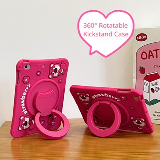 เคสแท็บเล็ต ลายการ์ตูนน่ารัก 3D สําหรับ IPad 10 Lotso 360° เคสแท็บเล็ตซิลิโคน พร้อมช่องใส่ปากกา หมุนได้ สําหรับ iPad Pro 12.9 iPad Pro 11 iPad 9.7 iPad Air 2 3 4 5 iPad Mini 6 5 4 3 2 1