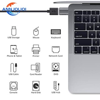 Ann อะแดปเตอร์ USB-C เป็น USB 3 0 Type-C ตัวเมีย เป็น USB ตัวผู้ สําหรับอุปกรณ์ Air 2020 Pro 2020 Type-C