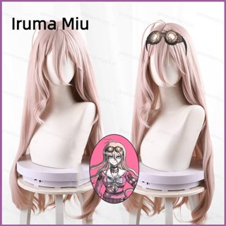 Cwc Danganronpa Iruma Miu วิกผมคอสเพลย์ วิกผมสังเคราะห์ ทนความร้อน สําหรับปาร์ตี้ฮาโลวีน