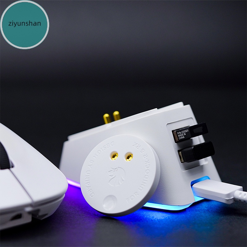 Ziyunshan สําหรับเมาส์โมดูลชาร์จไร้สายสําหรับ Logi G502 G703 G903 G Pro X GPW Wireless Charger เมาส์