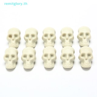 Remitglory โมเดลหัวกะโหลกมนุษย์ ขนาดเล็ก สําหรับตกแต่งบ้าน 10 ชิ้น