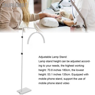 Taurus307 22in 36W Half Moon Light with Phone Clip Adjustable LED Standing Beauty Lamp for Video Recording 2700k-5600k White