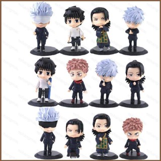 ใหม่ โมเดลฟิกเกอร์ Jujutsu Kaisen Satoru Gojo Geto Suguru Okkotsu Yuta Yuji ของเล่น ของขวัญ สําหรับเด็ก 12 ชิ้น