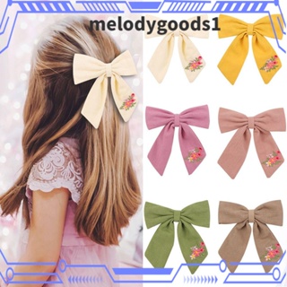 Melodygoods1 กิ๊บติดผม เด็ก น่ารัก ผ้าฝ้าย ผ้าลินิน ฤดูใบไม้ผลิ ฤดูร้อน เครื่องประดับผม