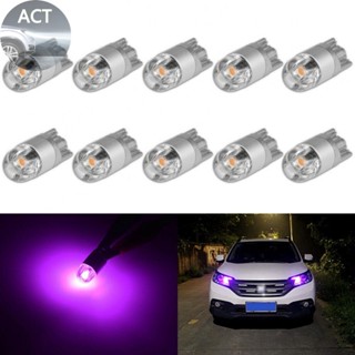 หลอดไฟ LED DC 12-16V 1.5W 2 SMD 360lm สีม่วง สําหรับจอดรถ 10 ชิ้น