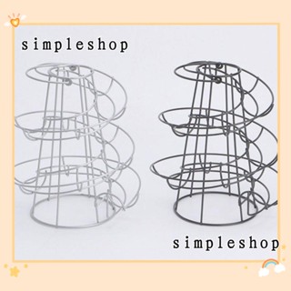 Simple ตะแกรงเหล็ก แบบเกลียว 195 สร้างสรรค์ สําหรับวางไข่