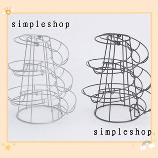 Simple ตะแกรงเหล็ก แบบเกลียว 195 สร้างสรรค์ สําหรับวางไข่