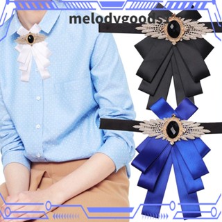 Melodygoods1 โบว์ผูกคอ รูปผีเสื้อ เครื่องประดับแฟชั่น สําหรับผู้หญิง ผู้ชาย