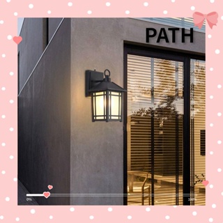 Path โคมไฟติดผนัง สไตล์วินเทจ สําหรับกลางแจ้ง