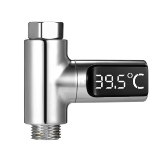 【yunhai】Water Thermometer LED Display Shower Self-Generating Temperature Monitors