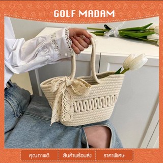 GOLF MADAM GF-832 กระเป๋าผ้ากระเป๋าสะพายข้าง Tote ความจุขนาดใหญ่