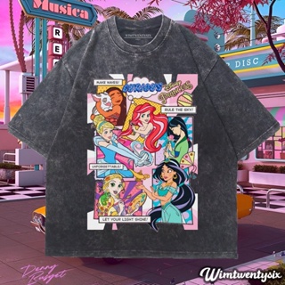 Wimtwentysix "disney princess curious" เสื้อยืด โอเวอร์ไซซ์ | เสื้อยืด สไตล์วินเทจ