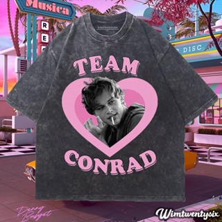 เสื้อยืด ขนาดใหญ่ พิมพ์ลาย Wimtwentysix "team conrad" | เสื้อยืด สไตล์วินเทจ