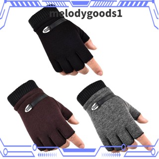 Melodygoods1 ถุงมือขนแกะ แฟชั่นฤดูใบไม้ร่วง ฤดูหนาว สําหรับผู้หญิง