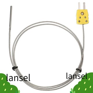 Lansel โพรบเทอร์โมคัปเปิล Type K เชื่อมต่อโลหะ ขนาดเล็ก โพรบเซนเซอร์ K Type 0°ค ~ 500°ค (32°F ~ 932°F) TL1004 โพรบเซนเซอร์วัดอุณหภูมิ