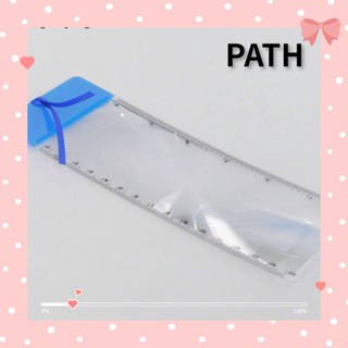 Path กล้องจุลทรรศน์แว่นขยาย PVC แบบบางพิเศษ 3 ชิ้น