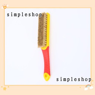 Simple แปรงขัด กําจัดสนิม ขนแปรง 160 มม. สีเหลือง