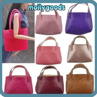 Moilyhd กระเป๋าถือ หนัง PU 1/6 4.8*2*5 ซม. 10 สี 30 ซม. สําหรับตุ๊กตา 2 ชิ้น