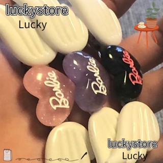 Lucky กิ๊บติดผมพลาสติก รูปปีกตุ๊กตาบาร์บี้ DIY สําหรับผู้หญิง