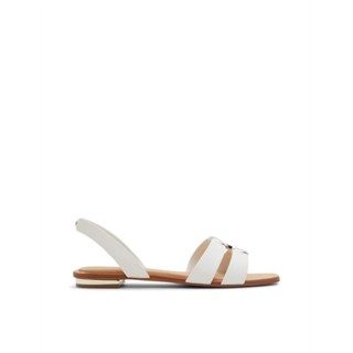 ALDO BALERA FLAT SANDALS - WHITE