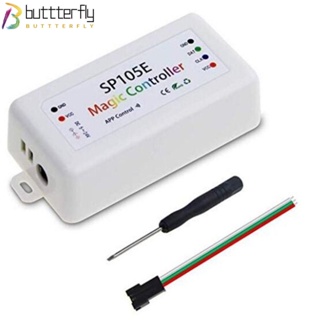 Buttterfly ตัวควบคุมไฟ Led บลูทูธ WIFI SP105E SP107E SP108E DC5-24V พร้อมไมโครโฟนในตัว