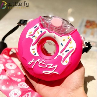 Buttterfly ถ้วยน้ํา โดนัท โดนัท น่ารัก สีรุ้ง กาต้มน้ําโดนัท