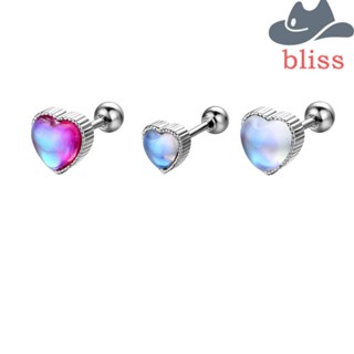 Bliss ต่างหู สเตนเลส ทองแดง สไตล์เกาหลี ฮิปฮอป ของขวัญส่วนน้อย บุคลิกภาพ