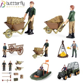 Buttterfly โมเดลคนขับ พลาสติก หลายสี สําหรับตกแต่งบ้าน