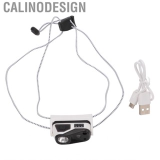 Calinodesign Headlamp IPX5  Motion  USB Charging Mini Head Light Gear