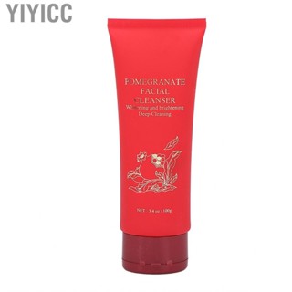 Yiyicc Face Wash     Red Pomegranate Gentle Moisturizing Facial Whitening for Travel All Skin Types