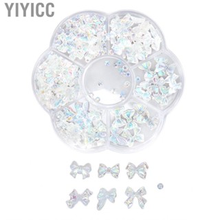 Yiyicc Nail Art Faux  Resin Bowknot