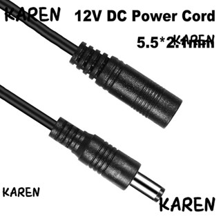 Karen อะแดปเตอร์สายเคเบิ้ลต่อขยาย 12V 0.5 ม.-5 ม. ตัวผู้ เป็นตัวเมีย