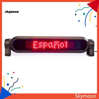 Skym* ป้ายสัญลักษณ์ LED สีแดง ตั้งโปรแกรมได้ สําหรับติดหน้าต่างรถยนต์